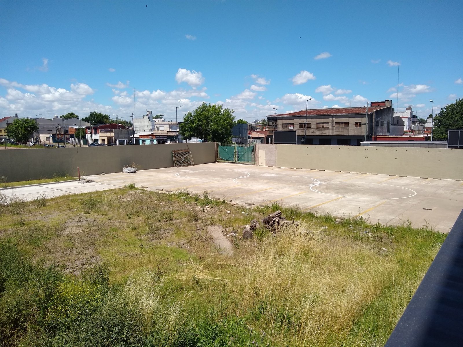 Predio antes del inicio de obra